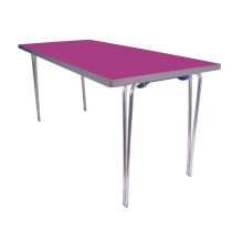 Premier Folding Table | 700 x 1520 x 610mm | 5ft x 2ft | Fuchsia | GOPAK