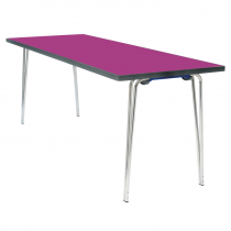 Premier Folding Table | 584 x 1830 x 685mm | 6ft x 2ft 3" | Fuchsia | GOPAK
