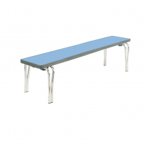 Premier Stacking Bench | 432 x 1220 x 254mm | 4ft | Pastel Blue | GOPAK