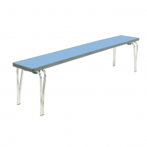 Premier Stacking Bench | 381 x 1830 x 254mm | 6ft | Pastel Blue | GOPAK