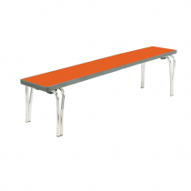 Premier Stacking Bench | 381 x 1520 x 254mm | 5ft | Orange | GOPAK