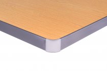 Economy Folding Table | 700 x 915 x 685mm | 3ft x 2ft 3" | Walnut | GOPAK