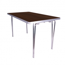 Economy Folding Table | 700 x 1220 x 685mm | 4ft x 2ft 3″ | Walnut | GOPAK