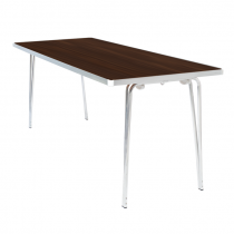 Economy Folding Table | 700 x 1830 x 610mm | 6ft x 2ft | Walnut | GOPAK