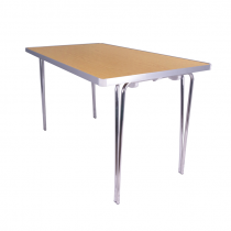 Economy Folding Table | 700 x 1220 x 685mm | 4ft x 2ft 3″ | Durham Oak | GOPAK