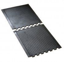 Comfort-Lok Anti Fatigue Mat | Middle Piece | Black | 0.7m x 0.8m | COBA
