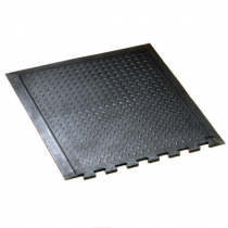Comfort-Lok Anti Fatigue Mat | End Piece | Black | 0.7m x 0.8m | COBA