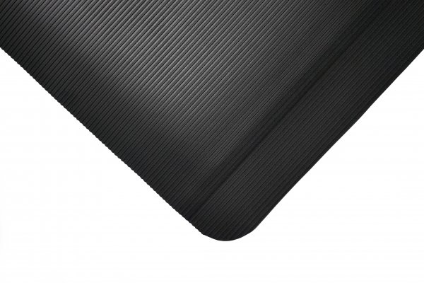 Fluted Anti-Fatigue Mat | Black | 0.9m x 3m | COBA