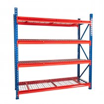 TS Longspan Racking | 1984 x 1360 x 1233mm | Mesh Shelves | 4 Levels | 250kg Max Weight per Shelf