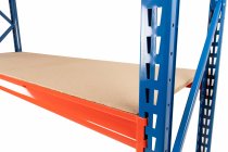 TS Longspan Racking | 3000 x 1360 x 1233mm | Chipboard Shelves | 4 Levels | 750kg Max Weight per Shelf