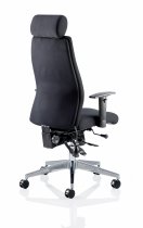 Ergo Posture Chair | Black | Headrest | Castors | Onyx