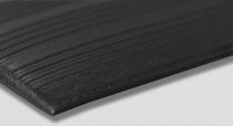 Kumfi Rib Anti Fatigue Mat | Black | 0.6m x 0.9m | Blue Diamond Matting