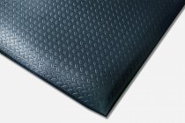 Kumfi Diamond Anti Fatigue Mat | Black | 0.9m x 1.5m | Blue Diamond Matting