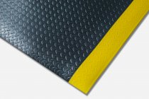 Kumfi Diamond Anti Fatigue Mat | Black & Yellow | 0.9m x 18.3m | Blue Diamond Matting