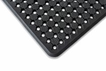 Utility Anti Slip Rubber Mat | Black | 1.0m x 10.0m | Black | Blue Diamond Matting