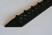 Kumfi Duckboard PVC Edge | 1 Edge Piece | 0.3m x 0.05m | Jet Black | Blue Diamond Matting