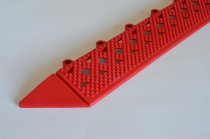 Kumfi Duckboard PVC Edge | 1 Edge Piece | 0.3m x 0.05m | Ruby Red | Blue Diamond Matting