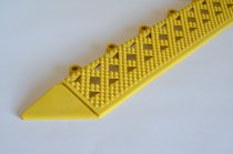 Kumfi Duckboard PVC Edge | 1 Edge Piece | 0.3m x 0.05m | Topaz Yellow | Blue Diamond Matting