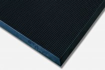 Fingerbrush Outdoor Entrance Mat | Black | 0.6m x 0.8m | Blue Diamond Matting