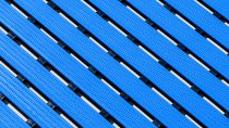 Interflex Style Duckboard Mat | Blue | 0.6m x 10.0m | Blue Diamond Matting