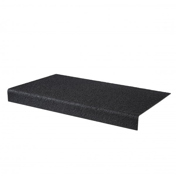 GRP Stair Tread Cover | Black | 55mm x 345mm | 750mm Length