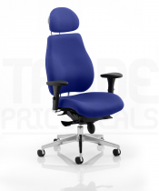 Posture Chair | Headrest | Stevia Blue | Chiro Plus