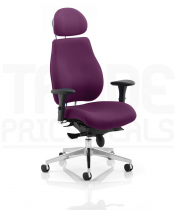 Posture Chair | Headrest | Tansy Purple | Chiro Plus