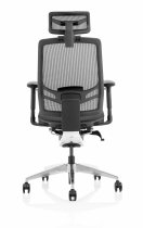 Ergonomic Chair | Headrest | Mesh Seat | Black | Ergo Click