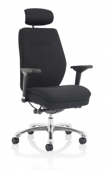 Posture Chairs | Fabric | Black | Domino