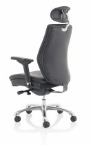 Posture Chairs | Bonded Leather | Black | Domino