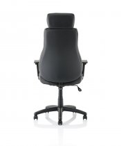 Executive Chair | Headrest | Leather | Black | Winsor