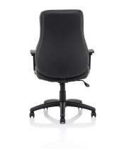 Executive Chair | No Headrest | Leather | Black | Winsor