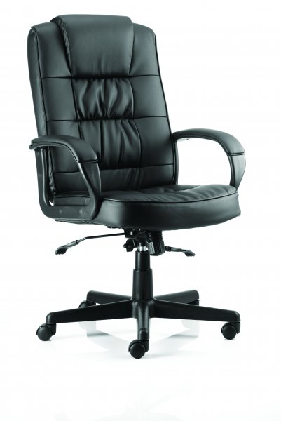Executive Chair | Leather | Black | Moore