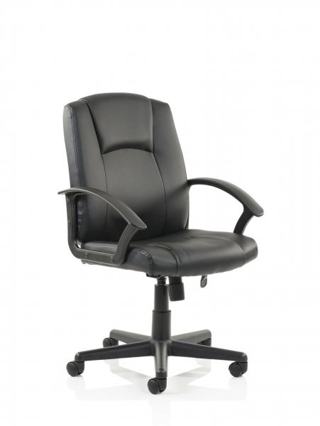 Executive Manager Chair | Leather | Black | Bella