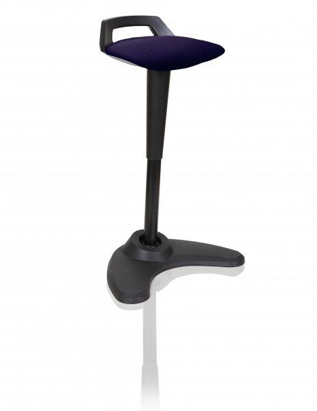 Sit-Stand Stool | Tansy Purple | Black Frame | Spry