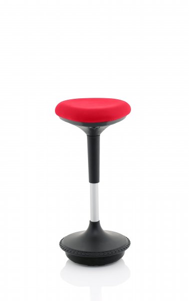 Deluxe Sit-Stand Stool | Bergamot Cherry Red | Sitall