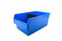 Shelf Bin | High Strength Polypropylene | 200h x 280w 450d mm | Pack of 20 | Blue