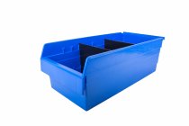 Shelf Bin | High Strength Polypropylene | 200h x 280w 600d mm | Pack of 20 | Blue