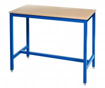 Medium Duty Workbench | MDF Worktop | 840h x 1500w x 600d | 500kg Max Weight per Shelf | Blue | Benchmaster