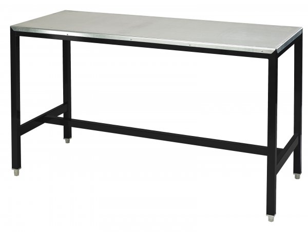 Medium Duty Workbench | Steel Worktop | 840h x 1200w x 600d | 500kg Max Weight per Shelf | Black | Benchmaster