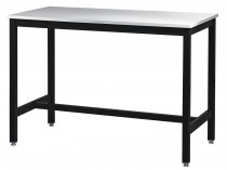 Medium Duty Workbench | Laminate Worktop | 840h x 1200w x 600d | 500kg Max Weight per Shelf | Black | Benchmaster