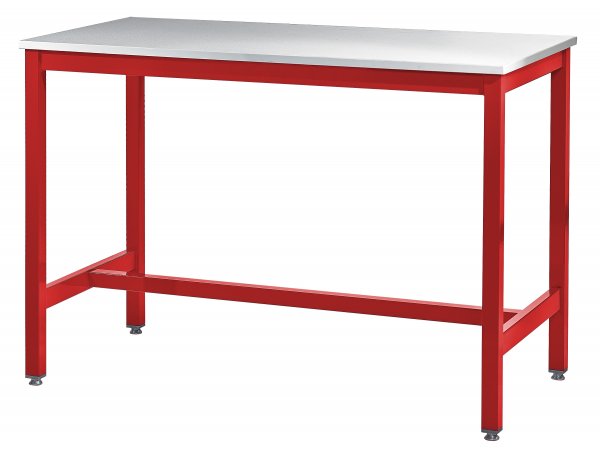 Medium Duty Workbench | Laminate Worktop | 840h x 1200w x 750d | 500kg Max Weight per Shelf | Red | Benchmaster