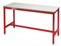 Medium Duty Workbench | ESD Worktop | 840h x 1200w x 600d | 500kg Max Weight per Shelf | Red | Benchmaster