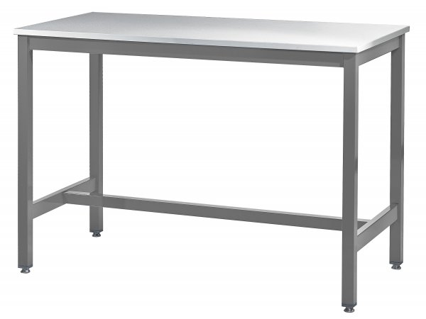 Medium Duty Workbench | Laminate Worktop | 840h x 1200w x 600d | 500kg Max Weight per Shelf | Silver | Benchmaster