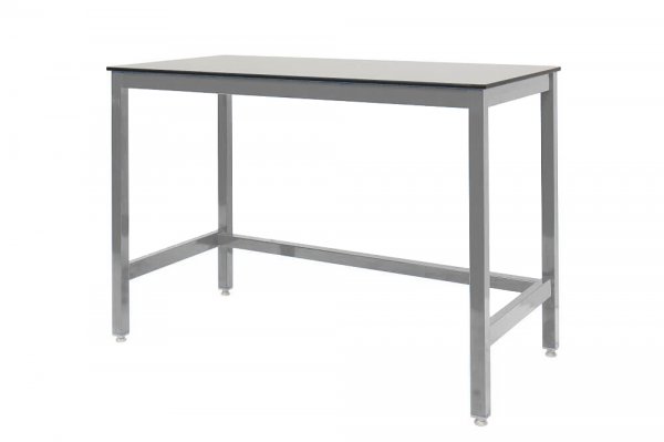 Medium Duty Workbench | Compact Laminate Worktop | 840h x 1200w x 600d | 500kg Max Weight per Shelf | Silver | Benchmaster