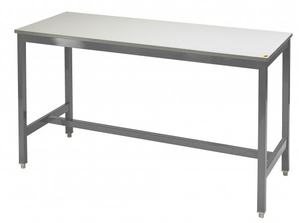 Medium Duty Workbench | ESD Worktop | 840h x 1200w x 600d | 500kg Max Weight per Shelf | Silver | Benchmaster