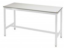 Medium Duty Workbench | ESD Worktop | 840h x 1200w x 600d | 500kg Max Weight per Shelf | White | Benchmaster