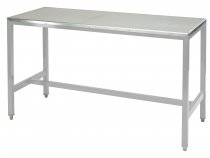 Medium Duty Workbench | Steel Worktop | 840h x 1200w x 600d | 500kg Max Weight per Shelf | Light Grey | Benchmaster