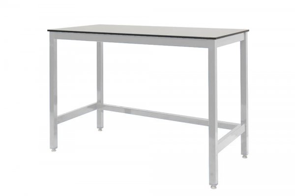 Medium Duty Workbench | Compact Laminate Worktop | 840h x 1200w x 600d | 500kg Max Weight per Shelf | Light Grey | Benchmaster