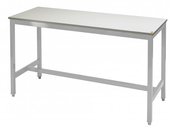 Medium Duty Workbench | ESD Worktop | 840h x 1200w x 600d | 500kg Max Weight per Shelf | Light Grey | Benchmaster